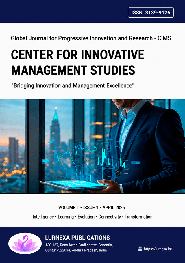 Journal cover for the Center for Innovative Management Studies (CIMS)